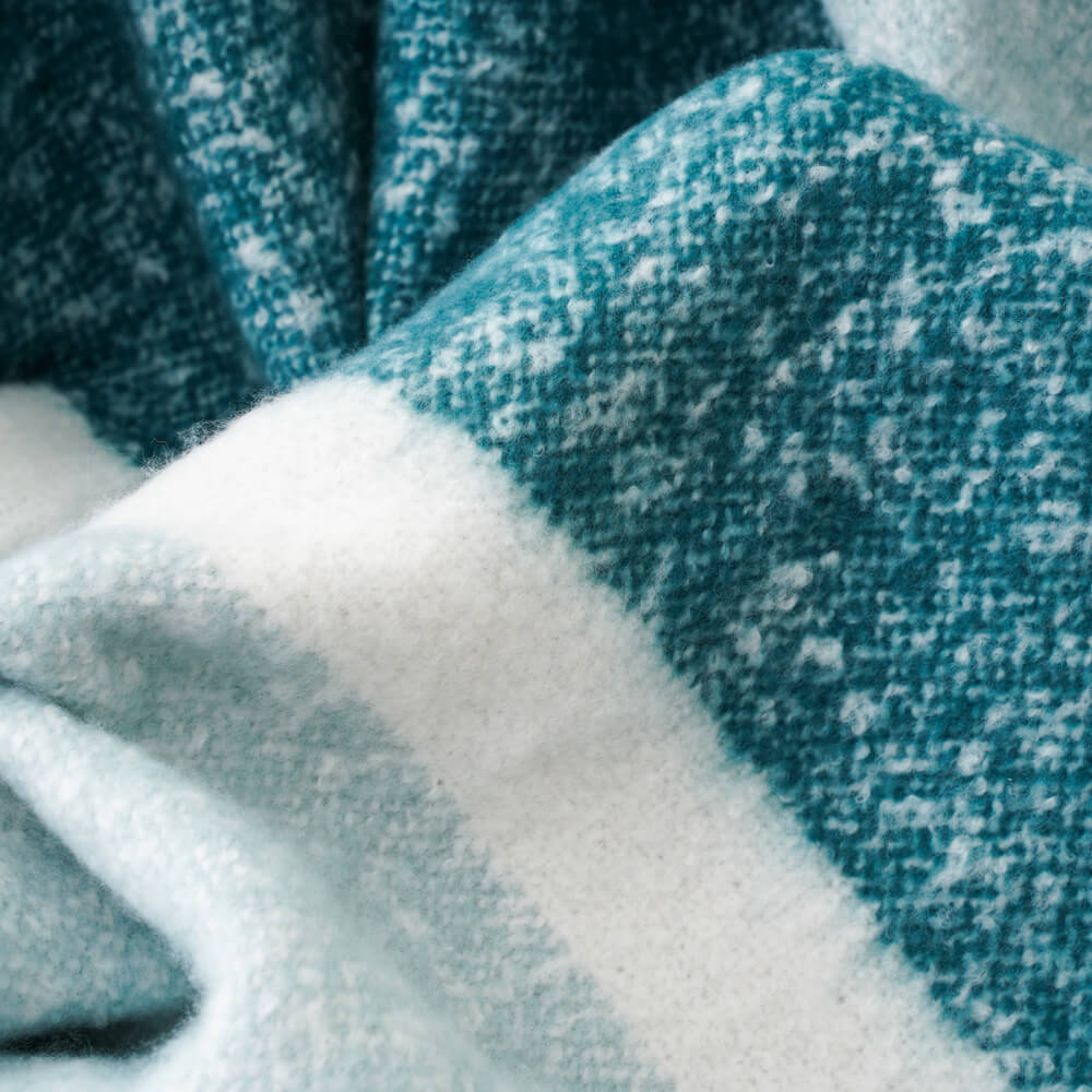 Faux Mohair Woven Blanket with Fringes 4