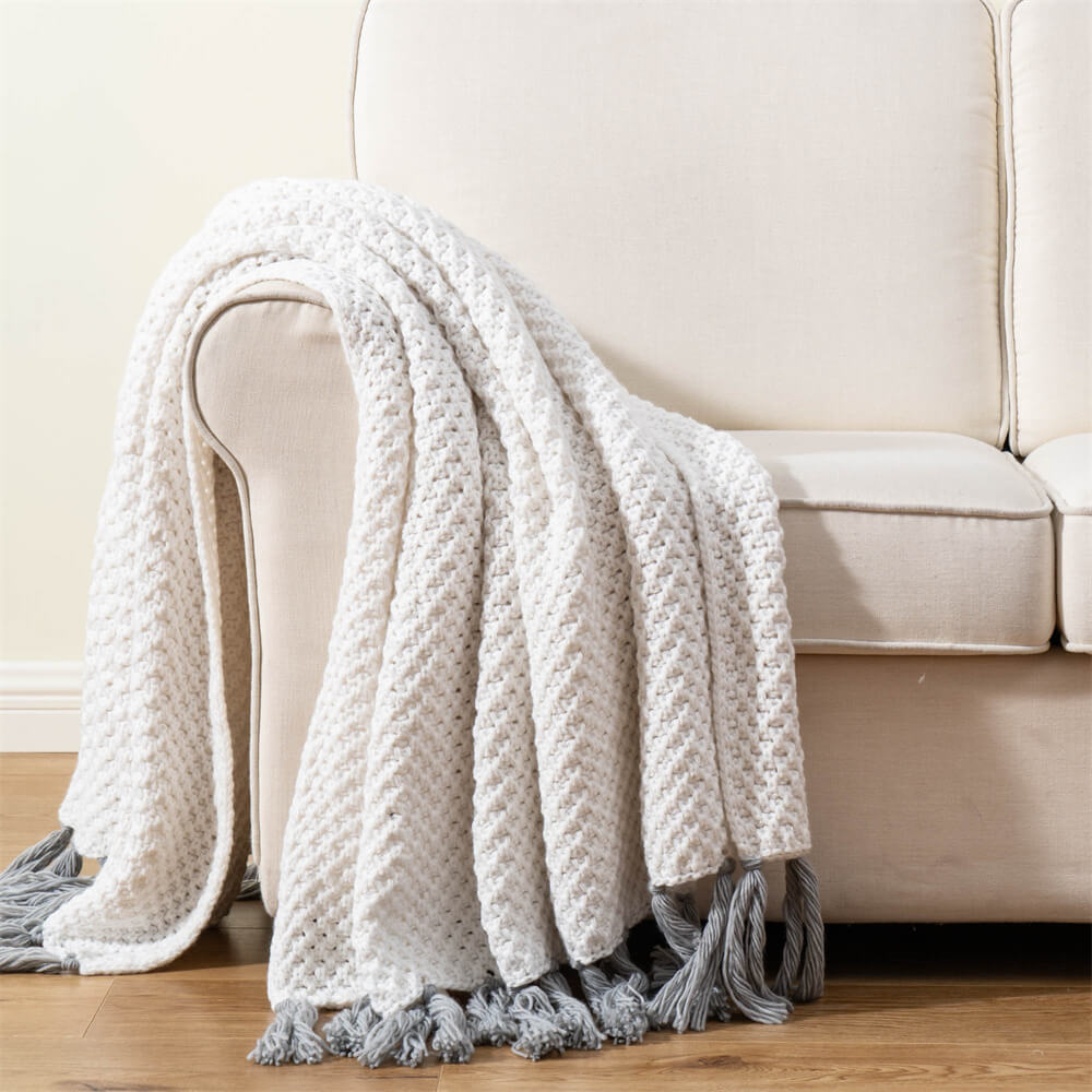 Imitation Cotton Knit Blanket 3