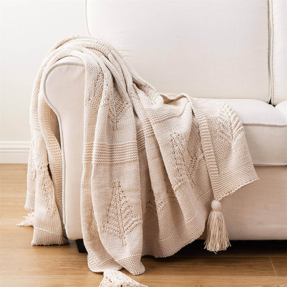 Christmas Tree Knit Throw 3 1