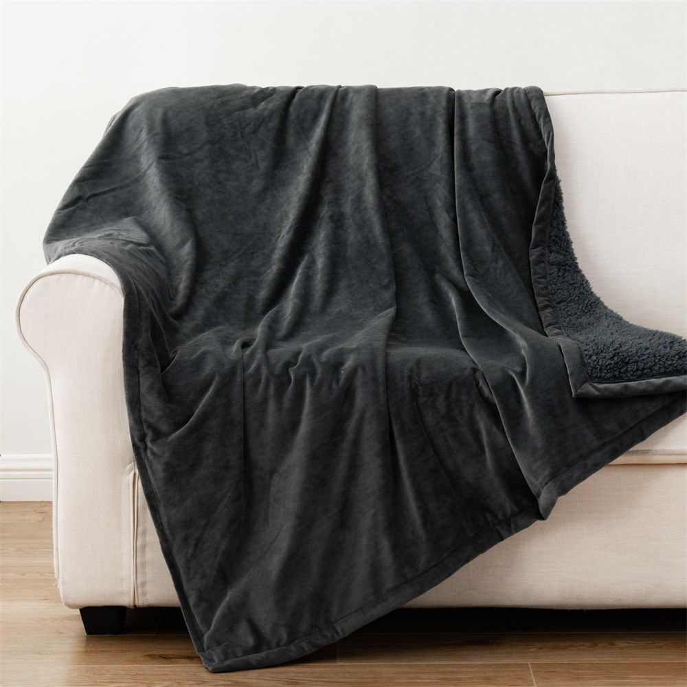 Zippered Mink Faux Alpaca Blanket