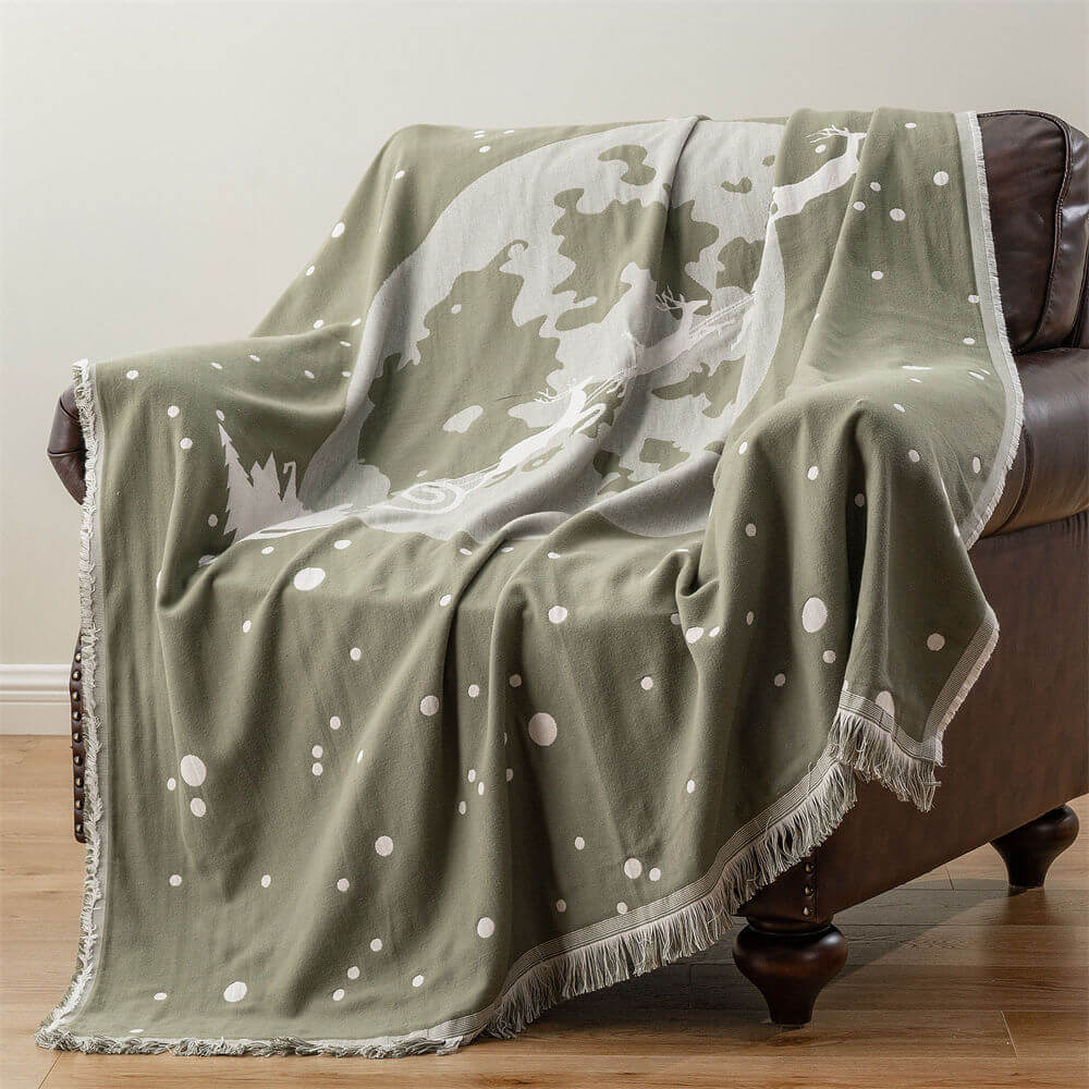 jacquard cotton blanket 3 1