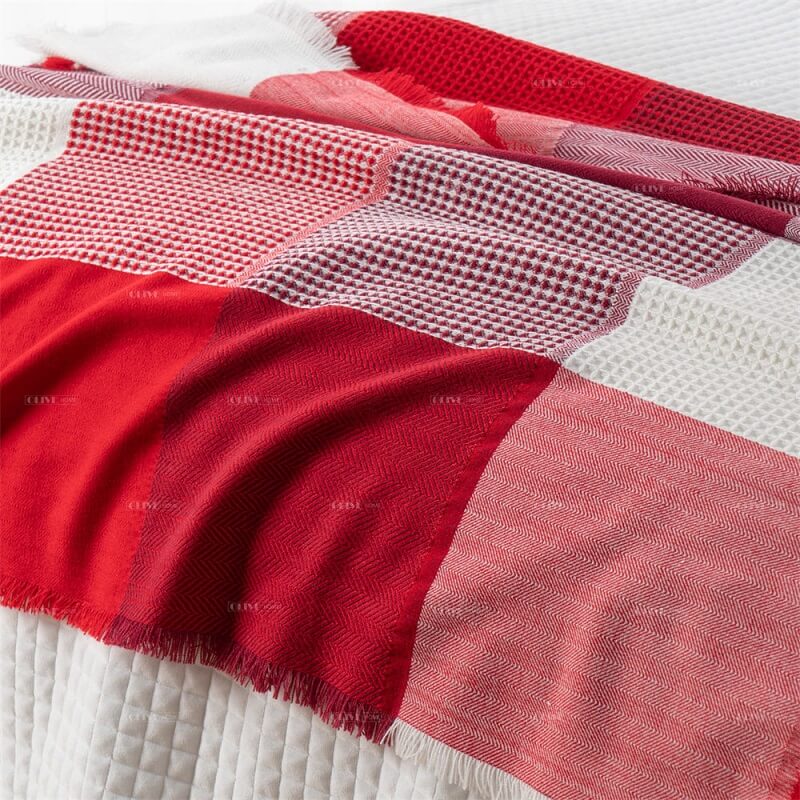 jacquard faux patchwork blanket 5 1 jacquard faux patchwork blanket 5 1