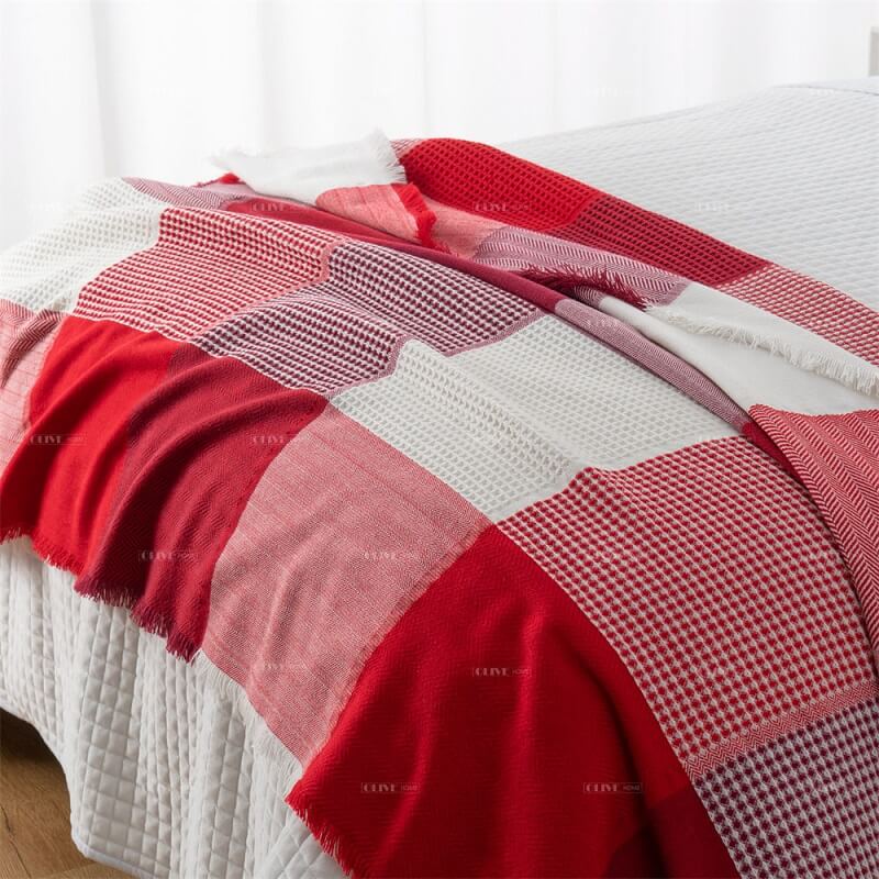 jacquard faux patchwork blanket 6 1