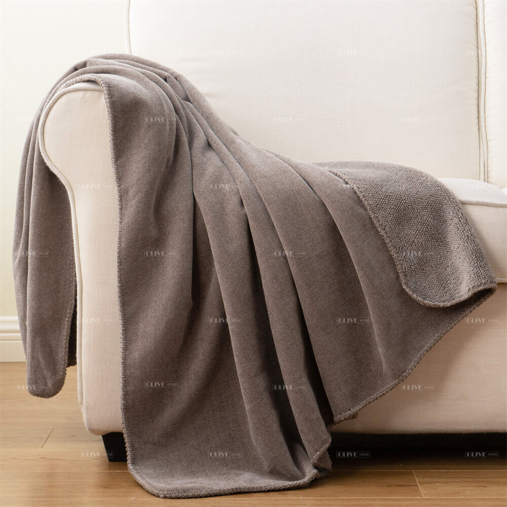 light weight chenille reversible throw 6 1 1