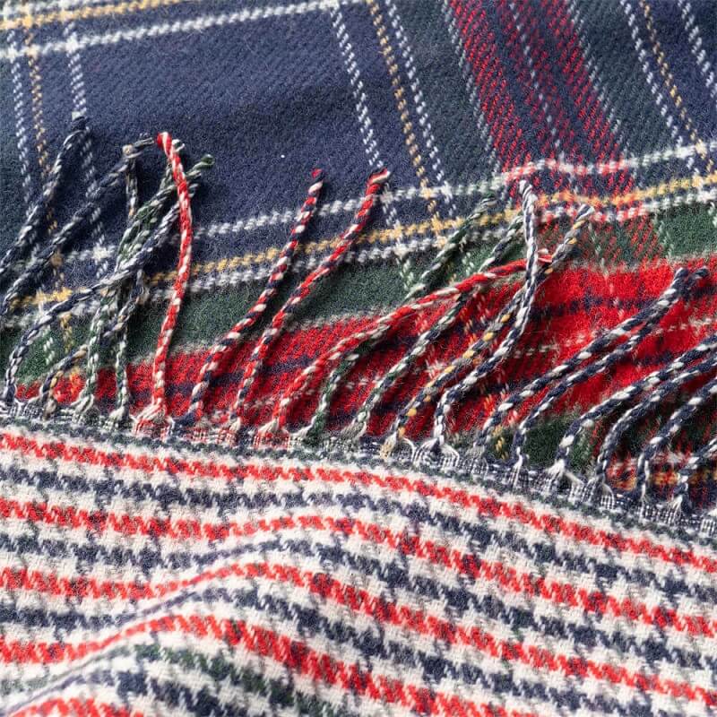 reversible tartan wool blanket 4 1