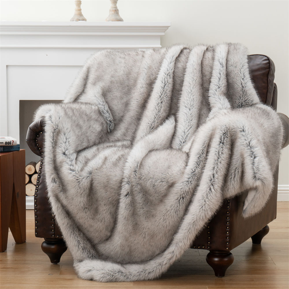 Faux Fox Fur Blanket 1