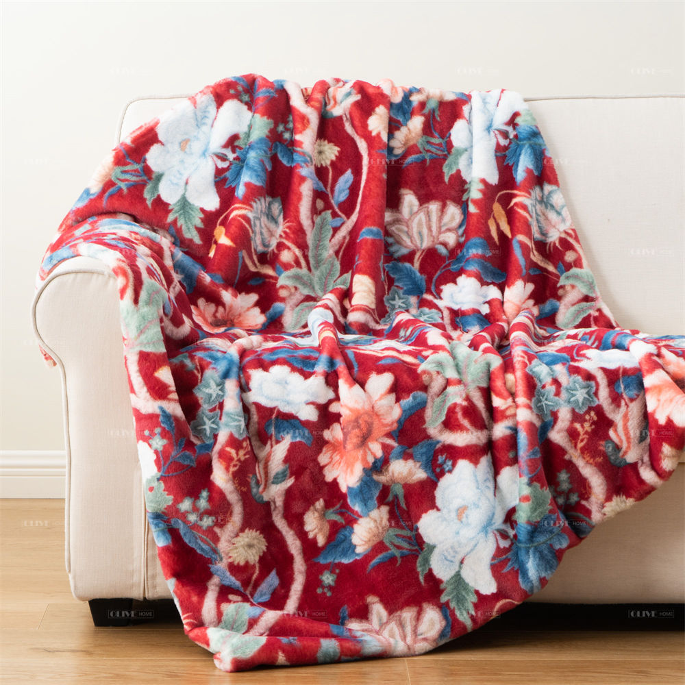 digital printed faux fur blanket 3