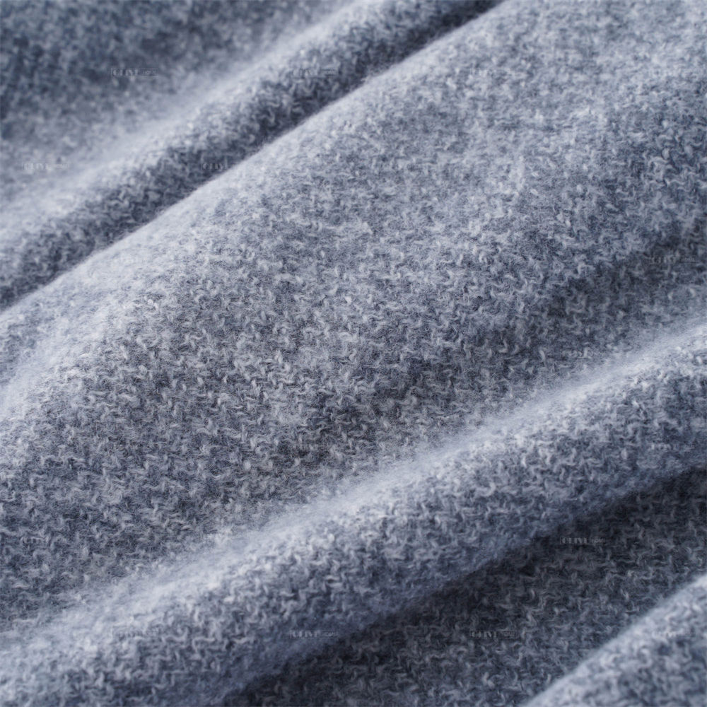 heathered faux mohair throw 3