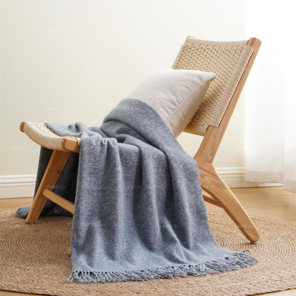 heathered faux mohair throw 6
