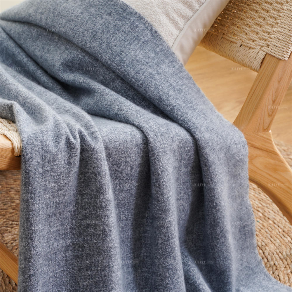 heathered faux mohair throw 7