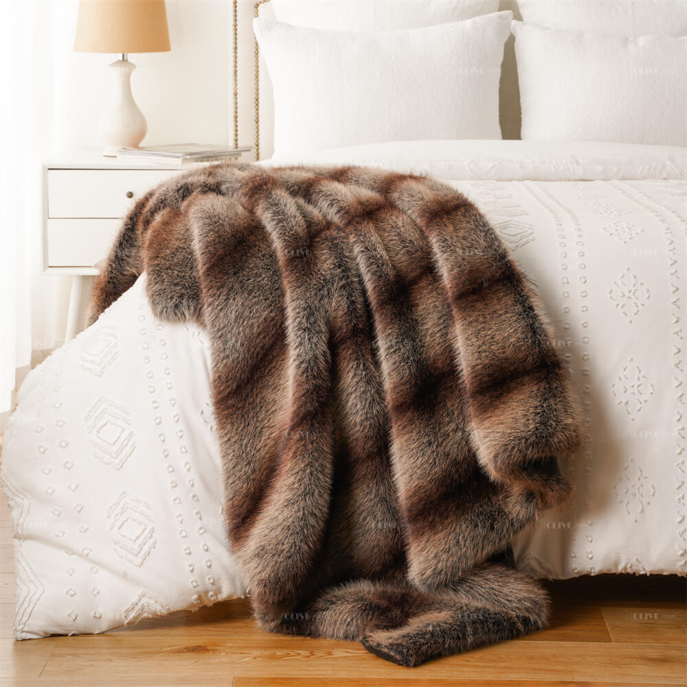 faux fox fur blanket 7