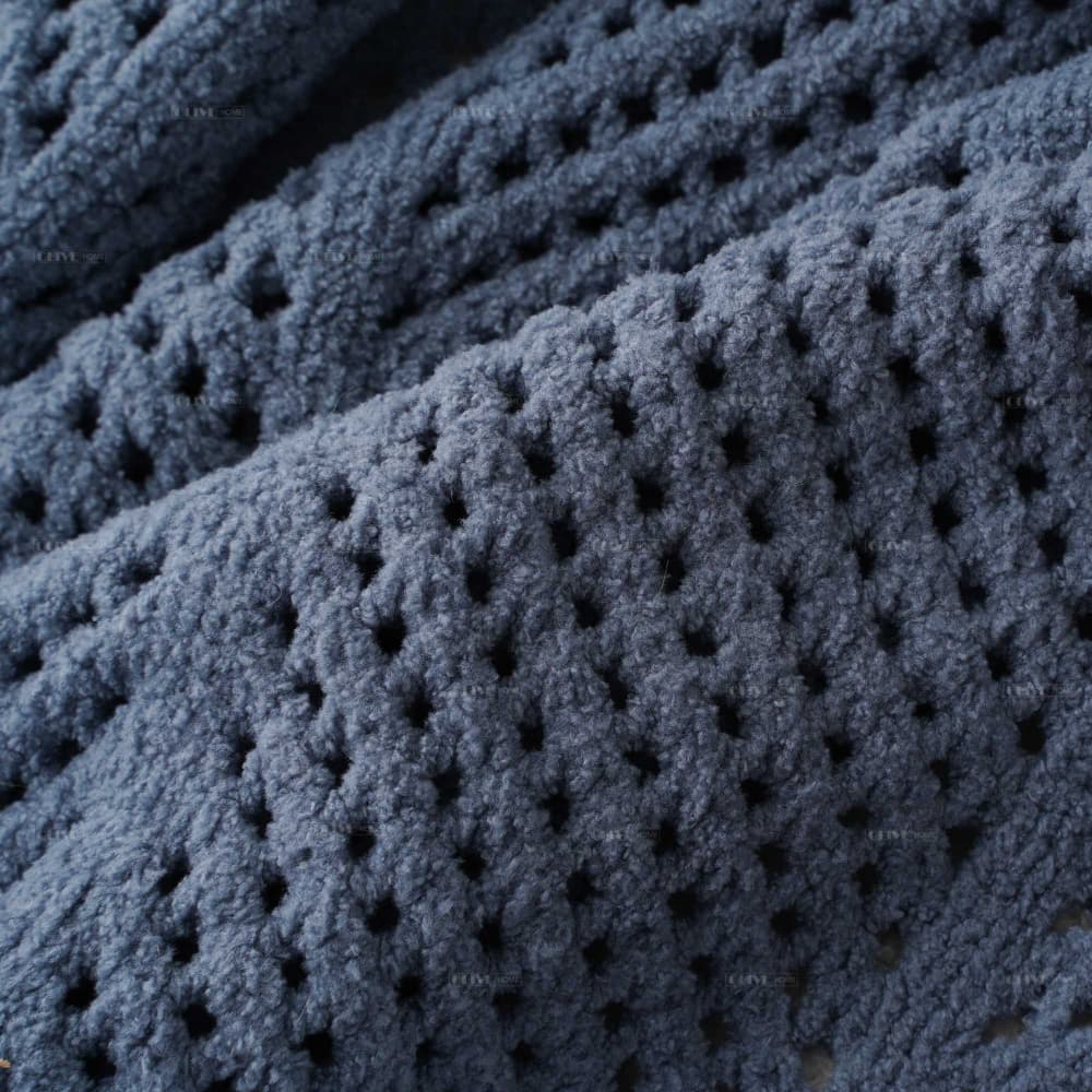hollow out chenille knit blanket 5 hollow out chenille knit blanket 5